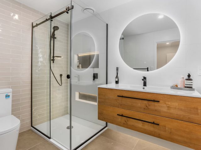 Renovated downstairs bathroom